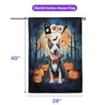 thumbnail image 5 of Happy Halloween Vampire Bull Terrier BOO with Pumpkins Fun and Spooky House Flag 28x40in Double Sided Bully Dog Lovers Gifts Idea Outdoor Decor - 00018, 5 of 5