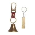 thumbnail image 3 of Bear Bell Whistle Keychain Iron Alloy Hook Loud Sound for Hiking Camping Climbing Outdoor Activities, 3 of 9