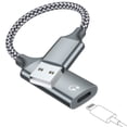 thumbnail image 1 of Cable adaptador de audio USB A a Lightning USB 3.0 macho a hembra, 1 of 8