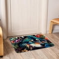 thumbnail image 6 of Wolf Non-Slip Polyester Office Mat Chair Rug - Machine Washable Office Rug, 6 of 6
