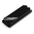 thumbnail image 1 of M.2 NVME 2280 Solid State Hard Disk Radiator Aluminum M.2 SSD Heat sink M.2 SSD Cooler With Thermal Pad For PS5 Desktop PC Model A-Black, 1 of 6