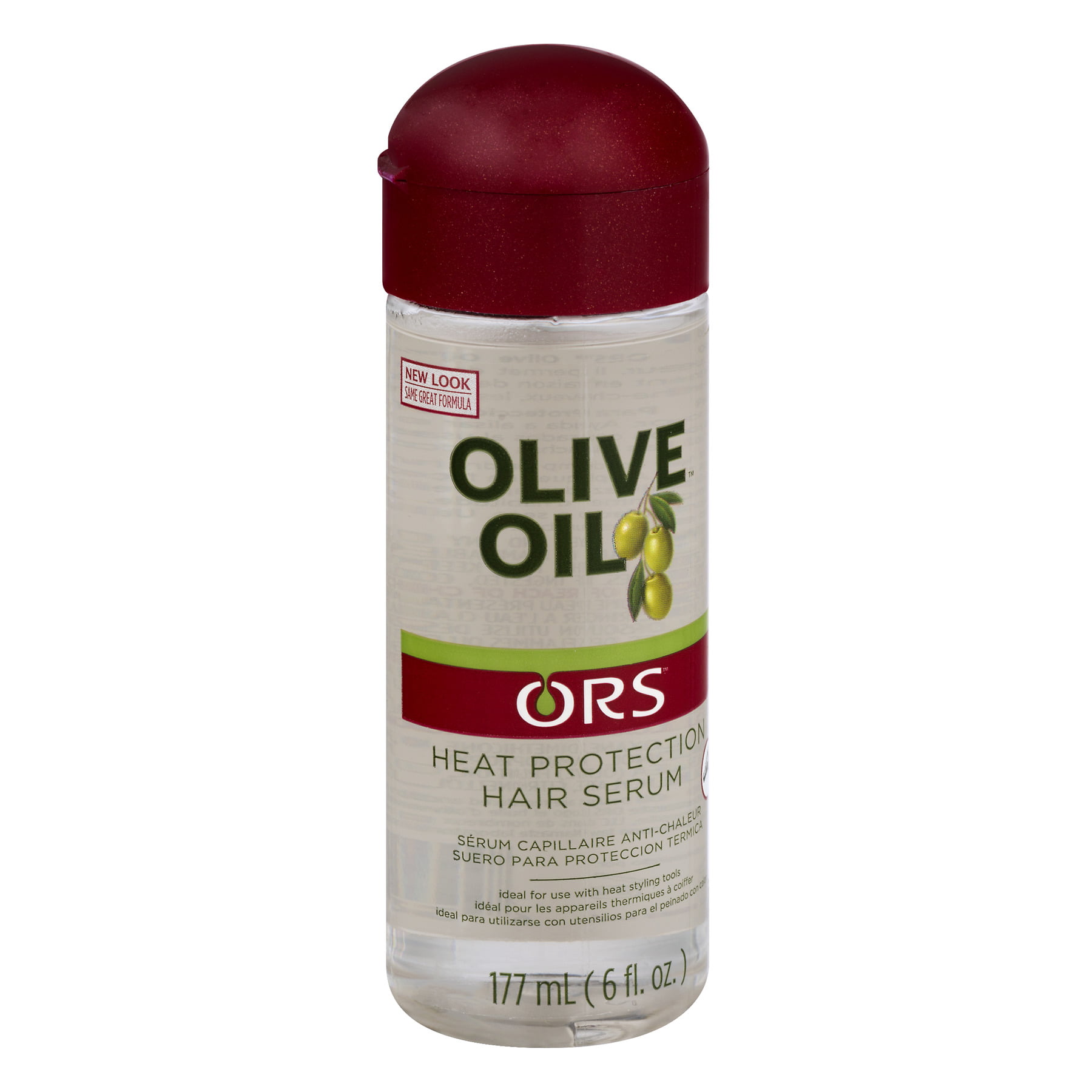 ORS Olive Oil Heat Protection Moisturizing Hair Serum, 6 fl oz 