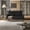 Gray, variant on Corduroy Loveseat Sofa, Modern Upholstered Double Sofa Couch with Side Pockets for Living Room Bedroom Apartment, Emerald