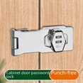 thumbnail image 4 of Cerradura de contraseña para armario, cerradura de gabinete sin perforaciones, cerradura antirrobo para cajón, cerradura para refrigerador con cerradura, cerradura para puerta de archivador, 4 of 5