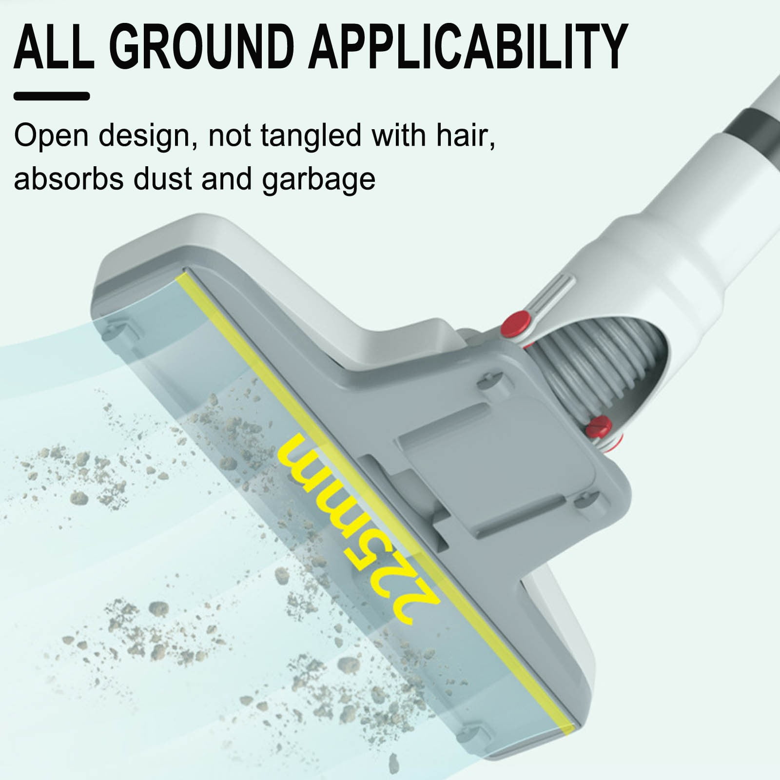 Portable 2-in-1 Stick Vacuum Cleaner - 12000Pa Strong Suction, Wireless Handheld for Home & Car, Lightweight, Reusable Filter, Extendable Rod for Easy Cleaning