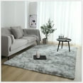 thumbnail image 3 of 63x79 inch /47x63 inch /32x63 inch Super Soft Fluffy Floor Rug Washable Shag Rug Shaggy Area Rug Bedroom Dining Room Anti-skid Carpet Yoga Mat Child Play Mat, 3 of 5