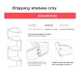 thumbnail image 5 of 5-Story Shelf Corner Floating Shelf Wall Shelf Corner Bookshelf Family Kitchen Storage Living Room Decoration, 5 of 5