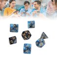 thumbnail image 3 of Juego de 4 Dados Poliédricos Cubos de Dados Poliédricos de Aprendizaje de Plástico con Números de Oro Claro para Juegos de Mesa de Enseñanza de Matemáticas ANGGREK  Otros, 3 of 8