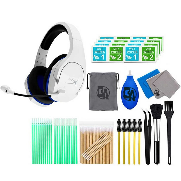 sabor dulce Tormento Riego HyperX Cloud Stinger Core Wireless Gaming Headset White With Cleaning Kit  Bolt Axtion Bundle Used - Walmart.com