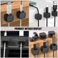 thumbnail image 5 of Qucyy 12 Pcs Cable Manager Binder Cell Phone Stand Wire Organizer Cord Management Headphone, 5 of 5