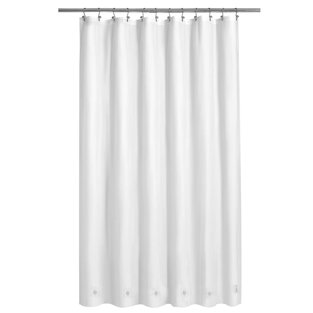 Cortina de ducha Barossa Design White PEVA 180 x 180 cm