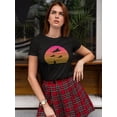 thumbnail image 2 of Aircraft Retro Sunset  T-Shirt Women -Image by Shutterstock, Female 3X-Large, 2 of 4