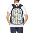 thumbnail image 6 of Balery Cartoon Poodle Dog Backpack for Men and Women - Durable 600D Oxford Cloth -Large Capacity, Water-Resistant School, Travel, and Hiking Bag, 6 of 9