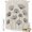 Beige, variant on Shower Curtain Spring Black Dandelion Shower Curtains for Bathroom Decor, Waterproof Polyester Shower Curtain Set with Hooks, Standard Size 72" x 72" Beige