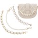 thumbnail image 1 of Correa de cadena de perlas de 3 estilos, 12 pulgadas, cadena corta de repuesto para bolso, correa de asa de perlas de imitación blancas, dijes de bolso con cuentas, 1 of 5