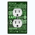 thumbnail image 2 of Metal Light Switch Plate Cover Cafe Diner Coffee Sign Green COF043, 2 of 24