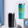 thumbnail image 4 of Kansas City Cup with Lids and Straws Insulated Stainless Steel Tumbler Travel Coffee Mug Football Gifts 20 Oz, 4 of 6