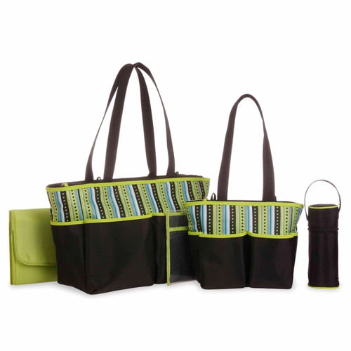 Baby Boom 5-Piece Diaper Bag Set, Stripe Print - nrd.kbic-nsn.gov - nrd.kbic-nsn.gov