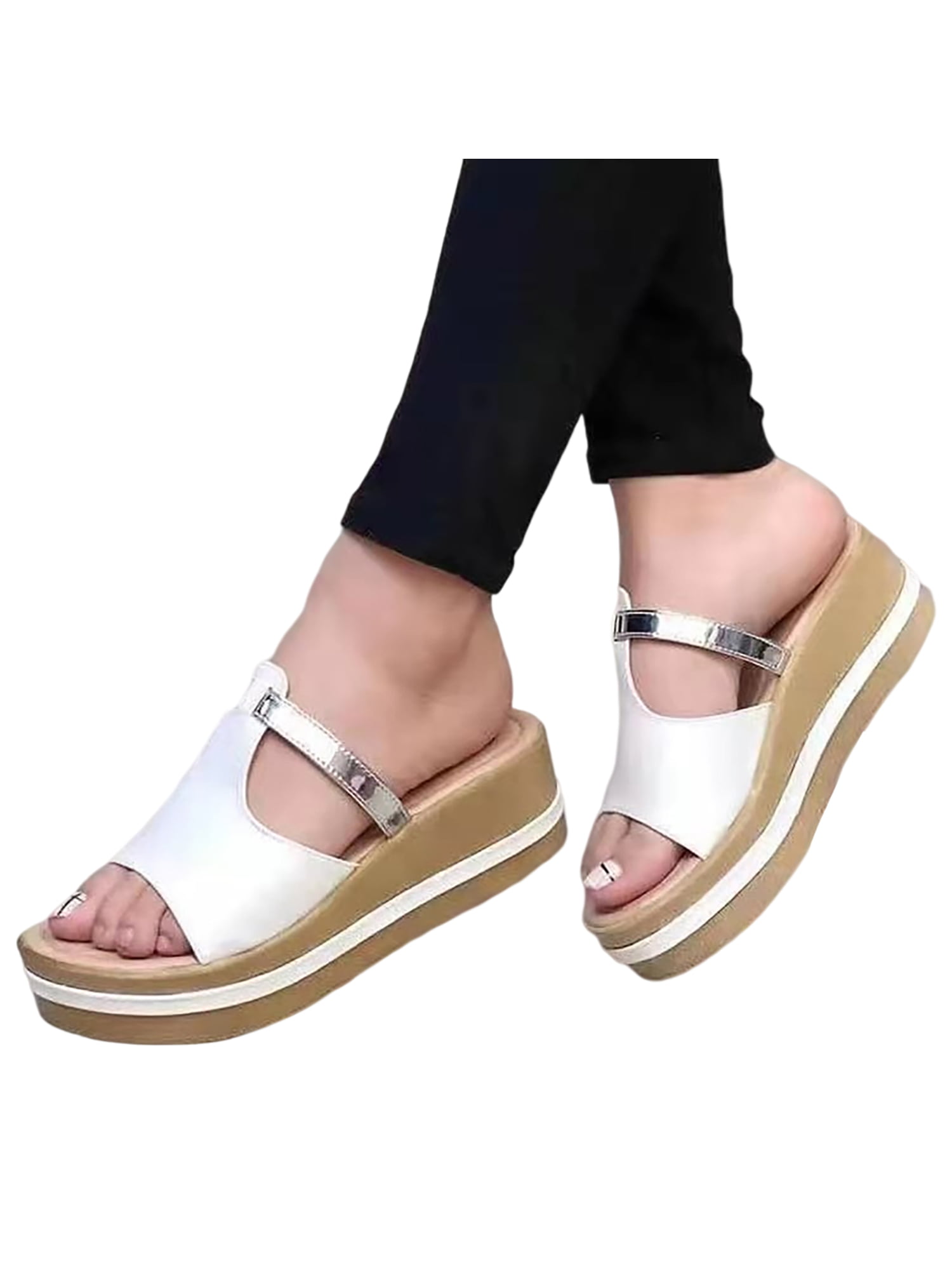 Details about   9 Colors Women Hollow Out Breathble Closed Toe Mules Slingbacks Summer Slipper B