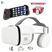 [Upgraded version] 2022 Virtual Reality 3D VR Headset Smart Glasses, with Wireless Remote Control, VR Glasses for IMAX Movies & Play Games , Compatible for Android iOS System, with Mystery Gift