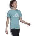 thumbnail image 2 of Adidas Womens Winners 3.0 Tee Shirt, Magic Grey Melange, X-Small US, 2 of 3