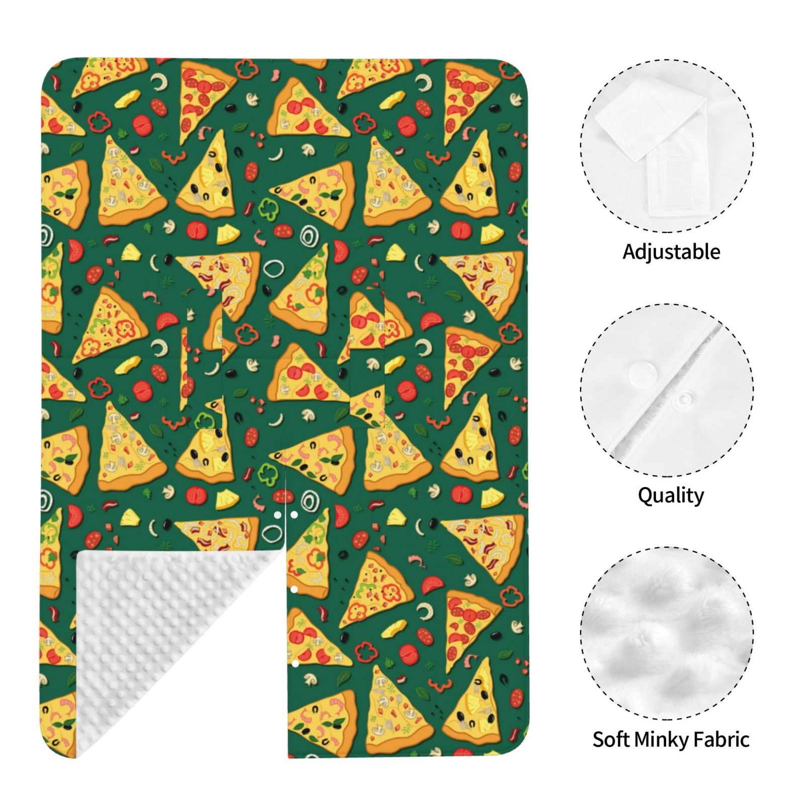 Naloa Pizza Baby Car Seat Cover, Breathable Baby Carrier Cover, Multiuse Baby Carrier Cover & Nursing Breastfeeding Cover