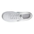 thumbnail image 4 of Nike Kid's Air Force 1 Sneaker, White/Metallic Silver, 5 Big Kid, 4 of 5