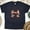 Navy, variant on Touchdown Football Club Shirt | Brown Bow Game Day Tee for Women, CarolinaBlue, Size L