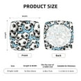 thumbnail image 5 of Honeii Football Soccer Ball Print Square Cushion Cover with Elastic Band & Ties,Sofa Cushion Covers,Furniture Protector for Living Room,Washable Sofa Seat Slipcover-Six Piece, 5 of 7