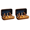 thumbnail image 2 of 2Pack Mini Nativity Set in a Tin Box - Handcrafted Pocket Size Nativity Scene Gift Tin - Small Nativity Sets & Figures, Easter Decoration Indoor for Home Gifts, 2 of 9
