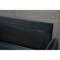 thumbnail image 6 of Kingway Furniture Aurora Velvet Living Room Loveseat in Black, 6 of 6