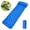 Blue, variant on Inflatable Sleeping Pad for Camping with Pillow Built-in Foot Pump,Extra Thick Compact Camping Mat,Lightweight Portable Car Tent Bed for Outdoor Backpacking
