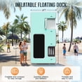 thumbnail image 6 of LUXOAK Inflatable Floating Dock, Non-Slip 6/7/8/10/12 ft Air Dock Platform loating Island Raft with Rope Ladder for Pool Lake Beach Ocean, 6 of 9