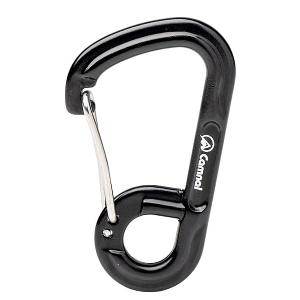 Soidarity Clips de mosquetón Resistente al desgaste Operación simple Mosquetón de alta resistencia a impactos más fuerte para exteriores Type6 NO6 Soidarity OD019757-01