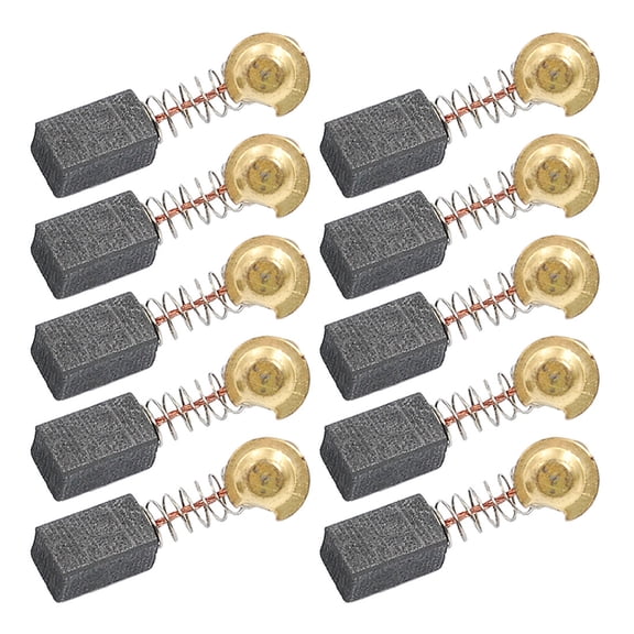Unique Bargains 5 Pairs Replacement 6.5 x 7.5 x 12.5mm Motor Carbon Brushes for Power Tool