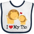 thumbnail image 3 of Inktastic I Love My Tio Uncle for Nephew Boys or Girls Baby Bib, 3 of 4