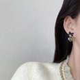 thumbnail image 6 of SE Women's Retro Style Black Bow Earrings, 6 of 8