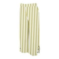 thumbnail image 5 of Elastic Waist Straight Leg Pants with Pockets, Casual Printed Trousers Lounge Pants, Comfortable Pull On Work Pants for Women, Mother's Day Gifts | CSEONE,Yellow XL, 5 of 9