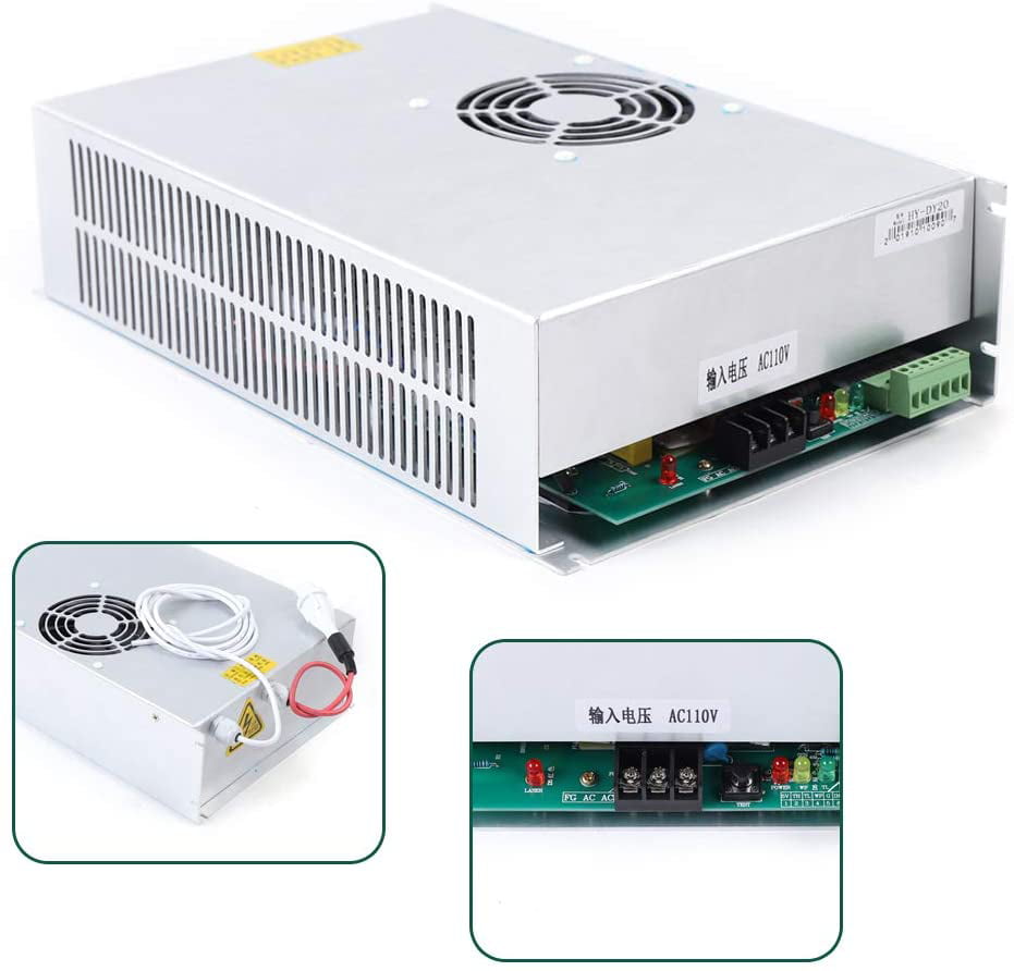 Details about   110V Power Supply for CO2 Laser Engraving Cutting Machine Digital Signal Control 