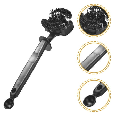 

UPOUART 5Pack Espresso Machine Cleaner Brush Black Round Head Gentle Wiping For Coffee Enthusiasts