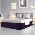 thumbnail image 2 of PiccoCasa Brushed Pleated Bed Skirt Durable Classic Tailored  Dust Ruffled Solid 16 Inch Drop, 2 of 8