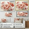 thumbnail image 4 of Designart "Winter Delight In Poppies' Charm" Poppies Floater Framed Canvas Prints, 4 of 5