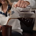 thumbnail image 4 of London Sip Glass Pour Over Coffee Carafe Coffee Maker with Reusable Stainless Steel Filter, Ergonomic Handle, and Easy-Pour Spout, 4-Cup (600 mL), 4 of 5