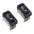 thumbnail image 6 of 3X New A06-30769-027 A06-30769-008 for /Columbia 2001-2011 Power Lifter Switch Electric Window Button,6 * Power Window Switch(Right+Left ),black, 6 of 8