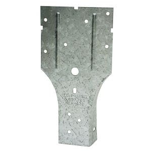 Simpson Strong-Tie Hardware Bracket SP2 - Corner Mount, Alloy Steel, Zinc - 6.625 in, 2 Pack