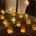 thumbnail image 3 of Decoraciones 3D Luces de hadas, Bellota de otoño de tamaño completo 2M 20 LED USB con control remoto para decoración de baby shower de cocina, 3 of 5