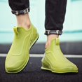 thumbnail image 3 of Mens Rain Boots Ankle Rubber Rain Boot Mens Waterproof Ankle Water Boots for Men Waterproof Garden Boots, 3 of 5