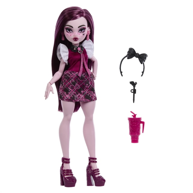 Muñeca Mattel Monster High Look Uniforme Monstruoso Draculaura