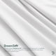 thumbnail image 4 of Dreamlab Juego de Sábanas Premier 1800 Collection. Sábanas de Microfibra de Lujo de Doble Cepillado (Blanco, Individual), 4 of 9