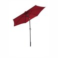 thumbnail image 2 of Arctic Sky - Patio Umbrella 9' with Tilt - Dark Red, 2 of 4